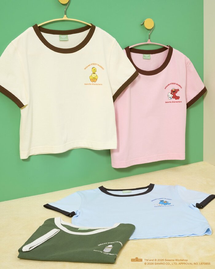 レトロな雰囲気がおしゃれなリンガーTシャツ