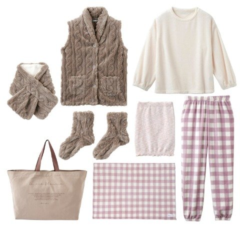 レディース　ルームウェア7点セット（MUMU）