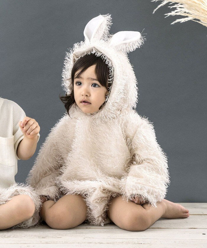 うさぎロンパース（80～90cm）