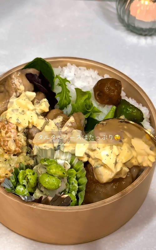 【朝が弱いナースママのお弁当記録】炊飯器で仕上げた『放ったらかしチキン南蛮弁当』に「リスペクトしかない」と反響