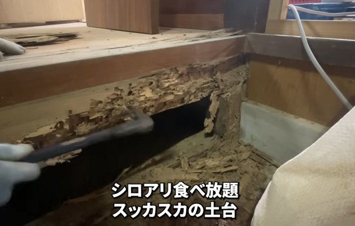  「ずーっと見てられる！」45万円で購入した〈築50年中古戸建〉をひとりでDIY！シロアリに侵食された玄関の土台→プロの技で大変身！