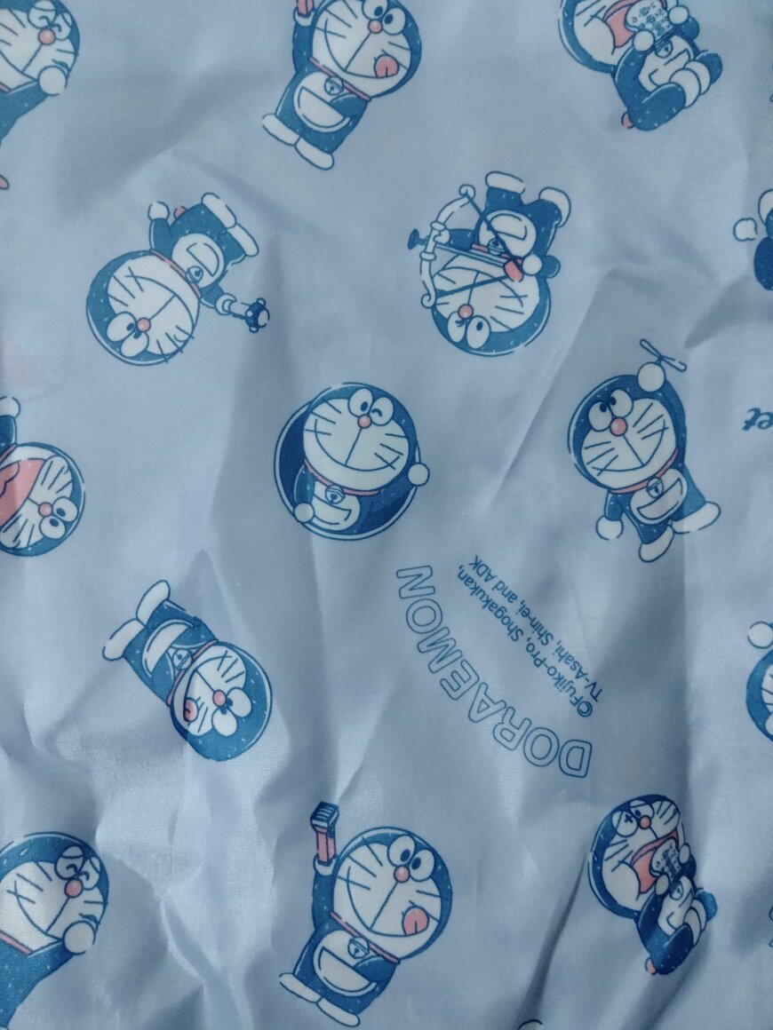 筆者撮影（ダイソー、巾着 D/R ひみつ道具）