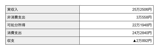 出所：総務省「家計調査報告 家計収支編 2024年(令和6年)平均結果の概要」 をもとに筆者作成