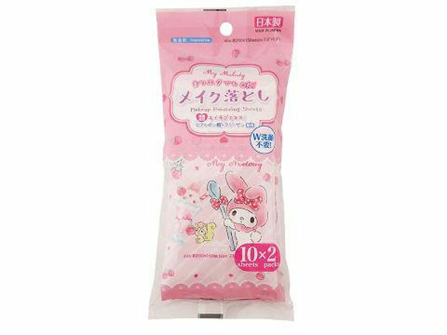出所：公式通販ダイソーネットストア メイク落としシート10枚×2Pマイメロディ キイチゴエキス