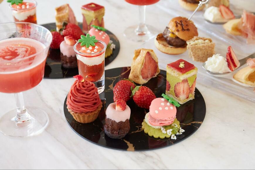 出所：株式会社バルニバービ「【いちご尽くしのアフタヌーンティー】埼玉県産ブランドいちご・あまりんを使った「プレミアム・ストロベリーアフタヌーンティー」ミヤシタパーク３F「NEW LIGHT」で1月15日（月）より販売スタート」（2024年1月11日）PR TIMES