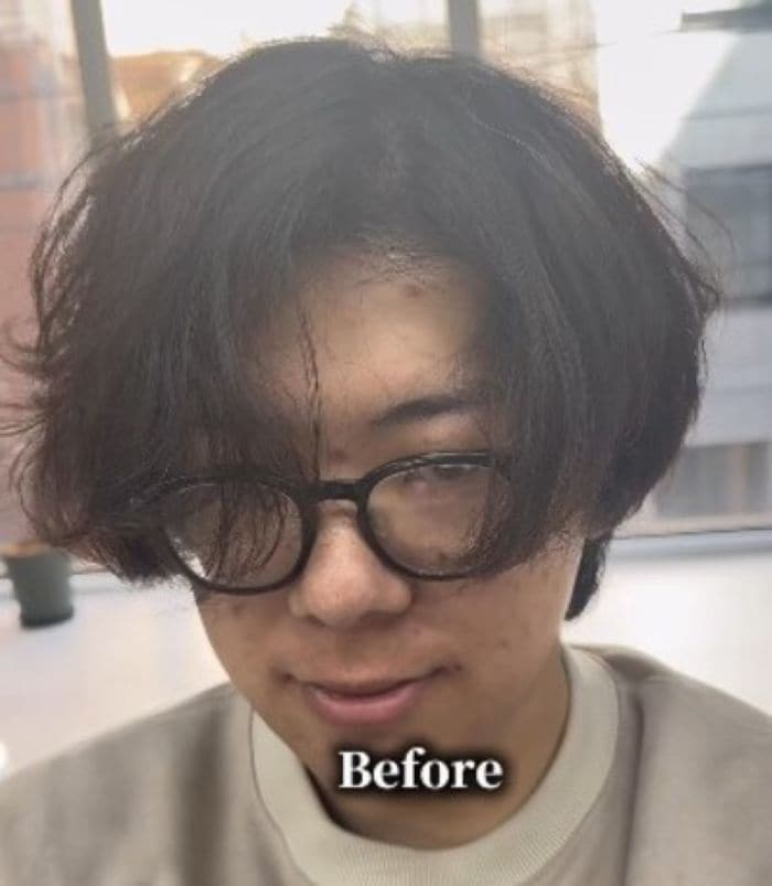 『彼女いない歴＝年齢』の男性「かっこよくしてほしい」まさかの変身姿に「イケメン！」「彼女見つかる」