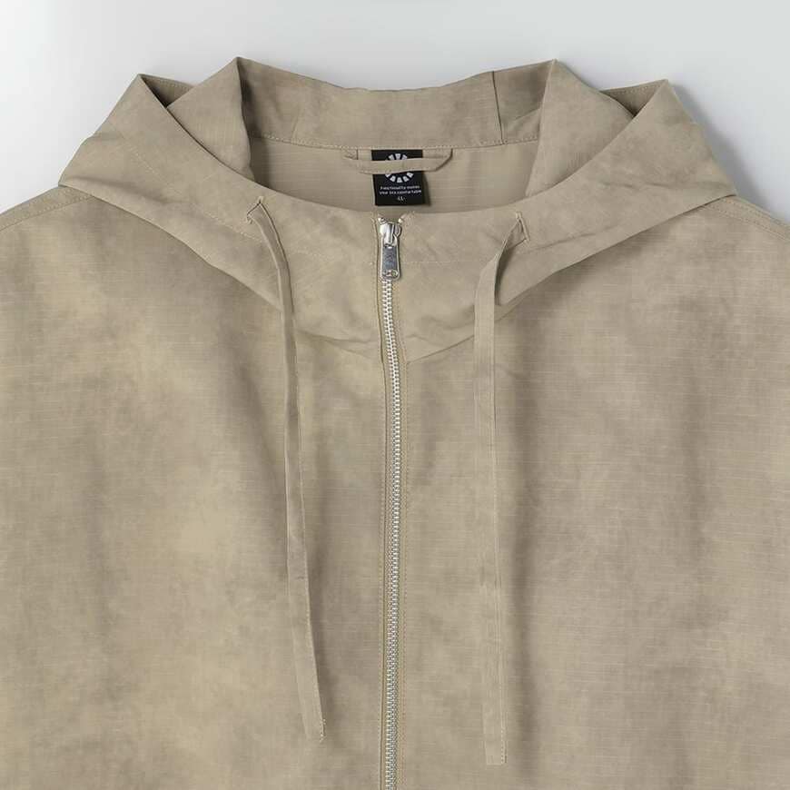 ワークマン公式オンラインストア　ヴィンテージライクジップアップフーディ　画像