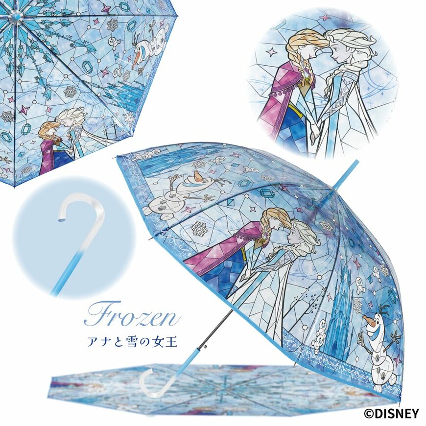 株式会社サントス　ディズニーステンドグラスアンブレラ（アナと雪の女王）