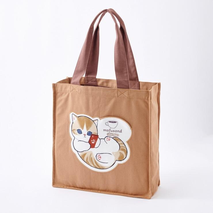 しまむら、トートバッグ(mofusand)・レッド 商品画像