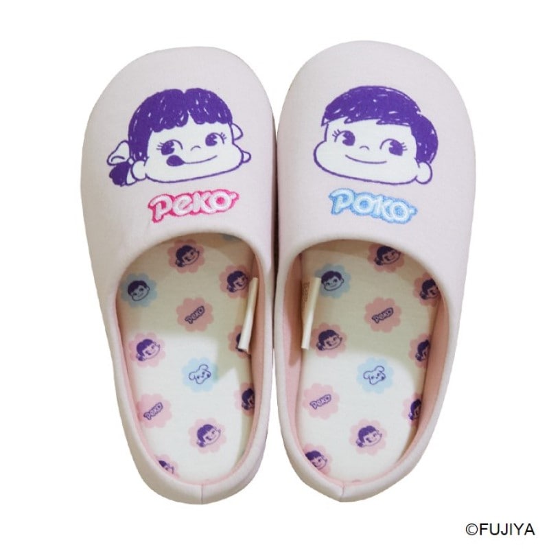 ペコちゃん＆ポコちゃんルームシューズ