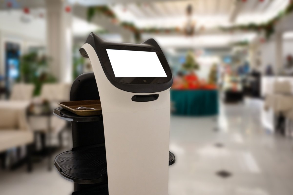 あの「配膳ロボBellaBot」がショルダーポーチに！？表情豊かで