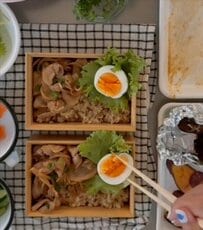 【のっけ弁】詰めるまで約30分！まるでお店のような彩り豊かなお弁当に「うわ〜〜美味しそうです」の声