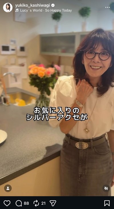 柏木由紀子のInstagram投稿