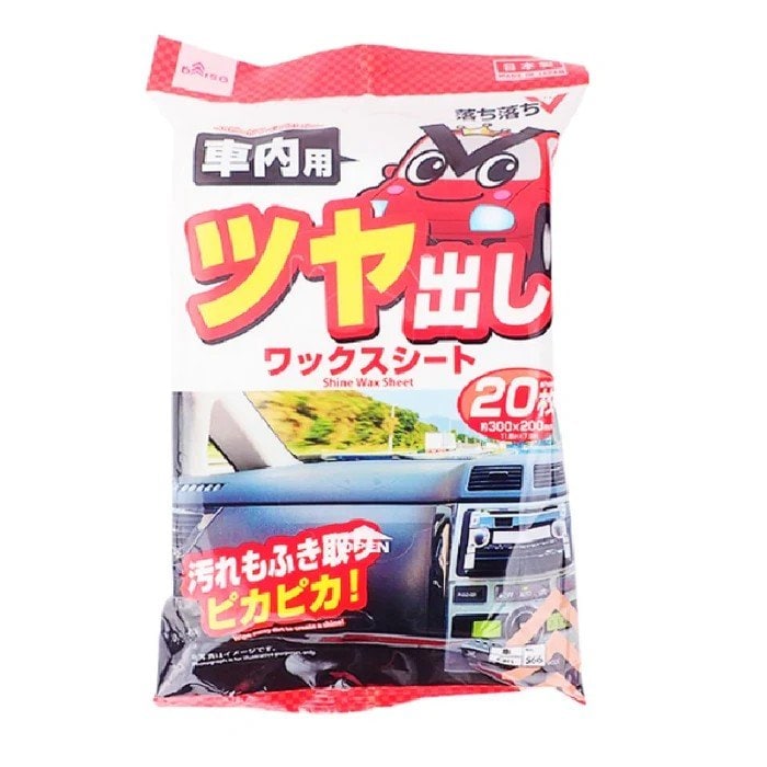 ドアの内張のお手入れに最適な「ツヤ出しワックスシート」