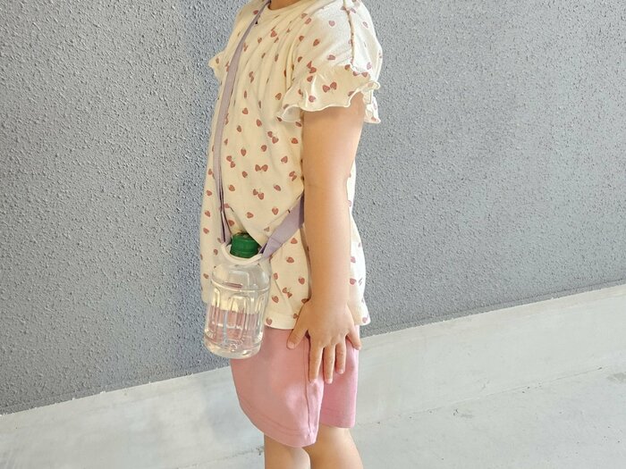 小さなペットボトルをつけた使用感