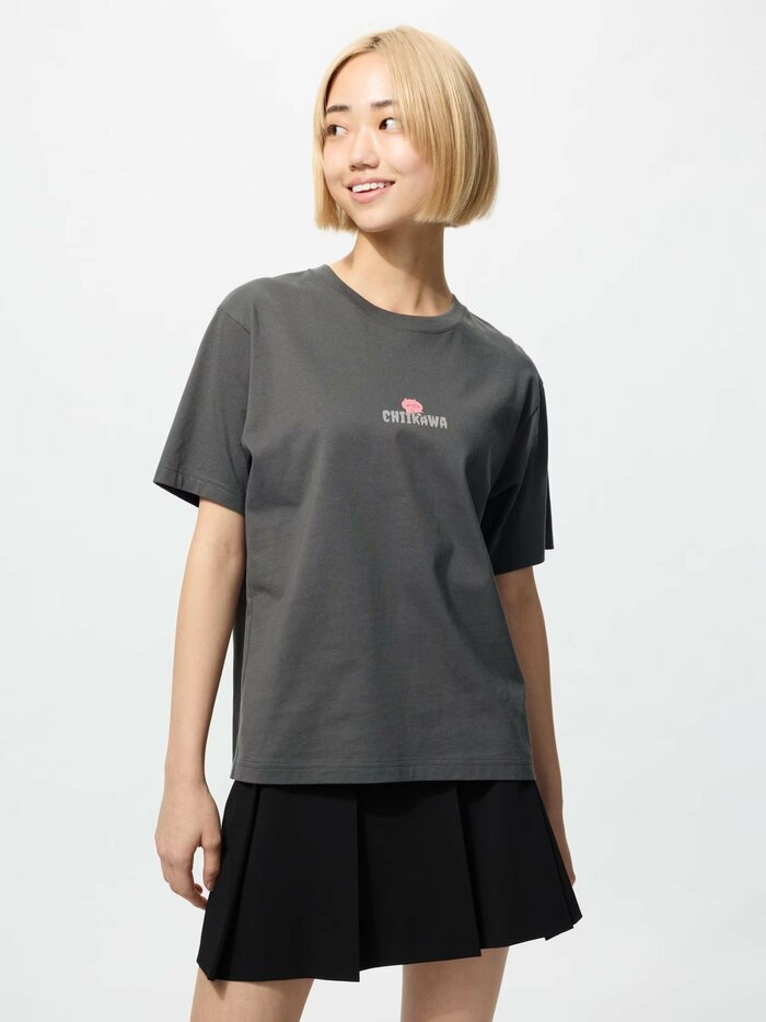 ちいかわ×ナガノのくま UT（グレー）