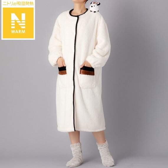 出所：ニトリ公式通販ニトリネット 【デコホーム商品】着る毛布(Nウォーム 肩のりシマエナガ KM20 105)