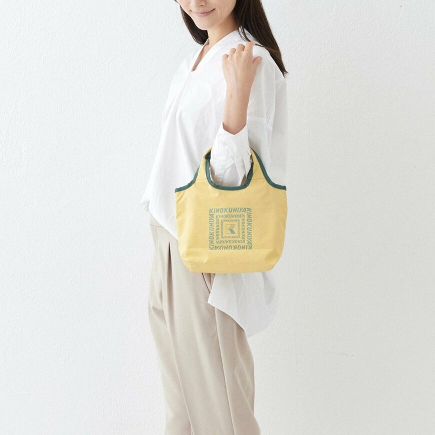 出所：紀ノ国屋公式　ミニバッグ（イエロー）