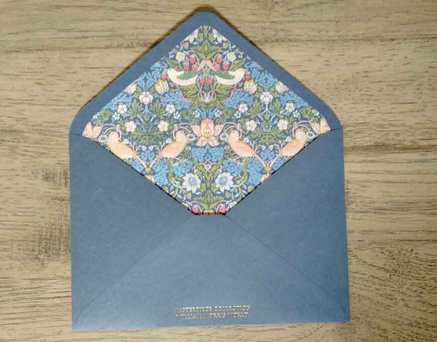 筆者撮影（セリア、封筒8P ウィリアム・モリスワールド）