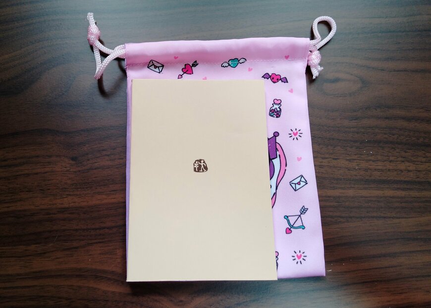 筆者撮影（セリア、ミニ巾着M/M）