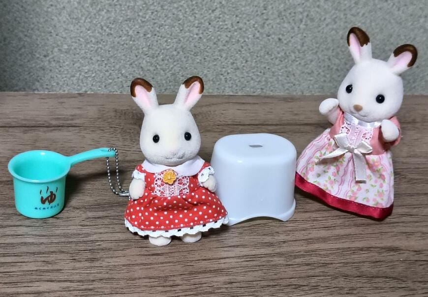 筆者撮影（ダイソー、風呂椅子と湯おけ）