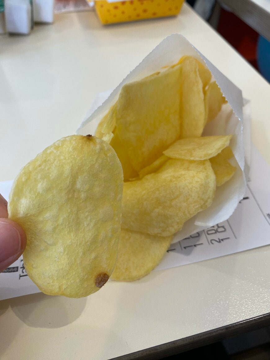 ドイツのマクドナルドの期間限定メニュー「ポテトチップス」