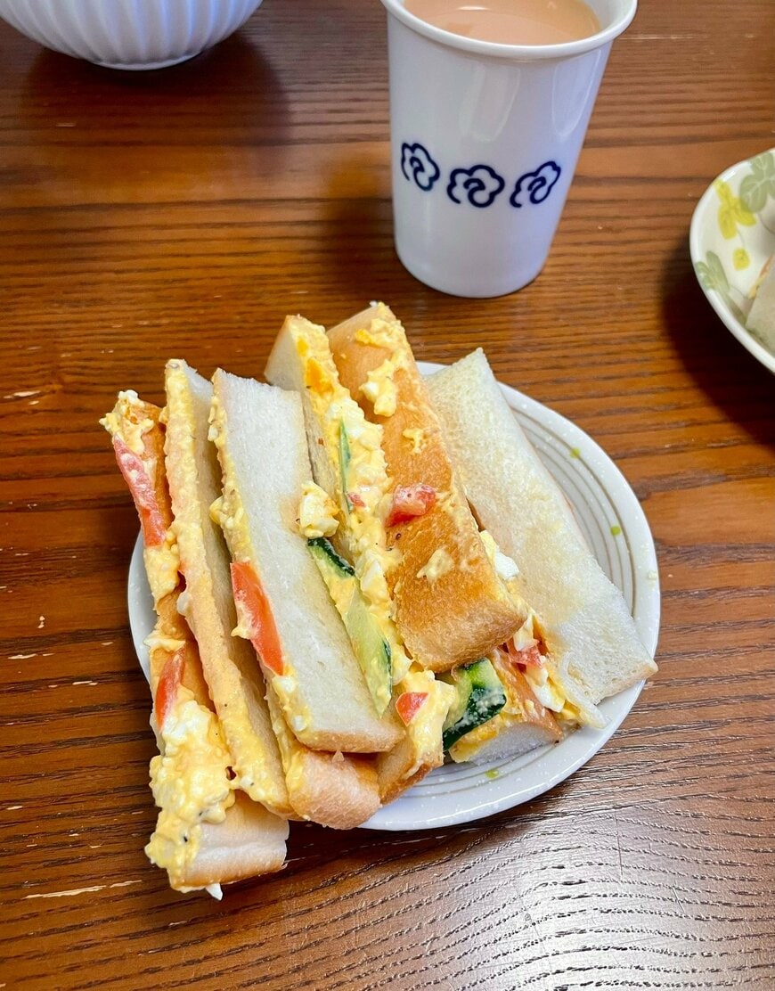 喫茶店でキッチン担当だった旦那さんが作る「まかないサンドイッチ」