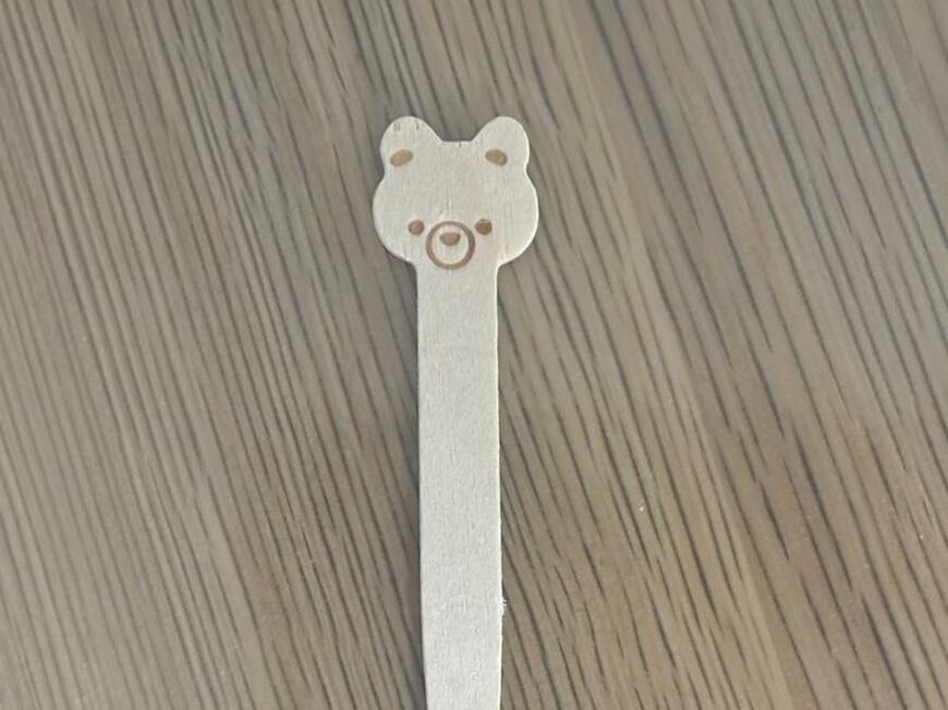 木製ピックス くま