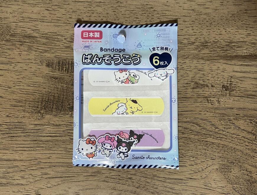 セリア、ばんそうこう6P M/X なかよし商品画像