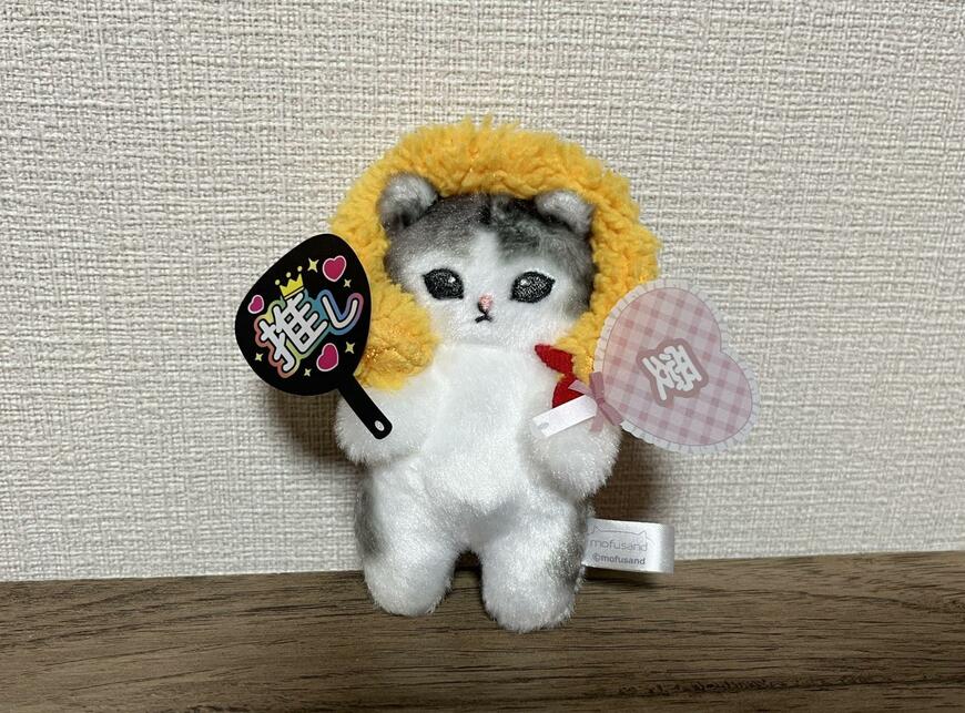 セリア、クリアフレークシールオタクの心情うちわ画像