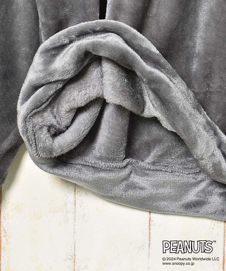 ブルーブルーエ公式 スヌーピーチェックルームウェア上下セット(内)