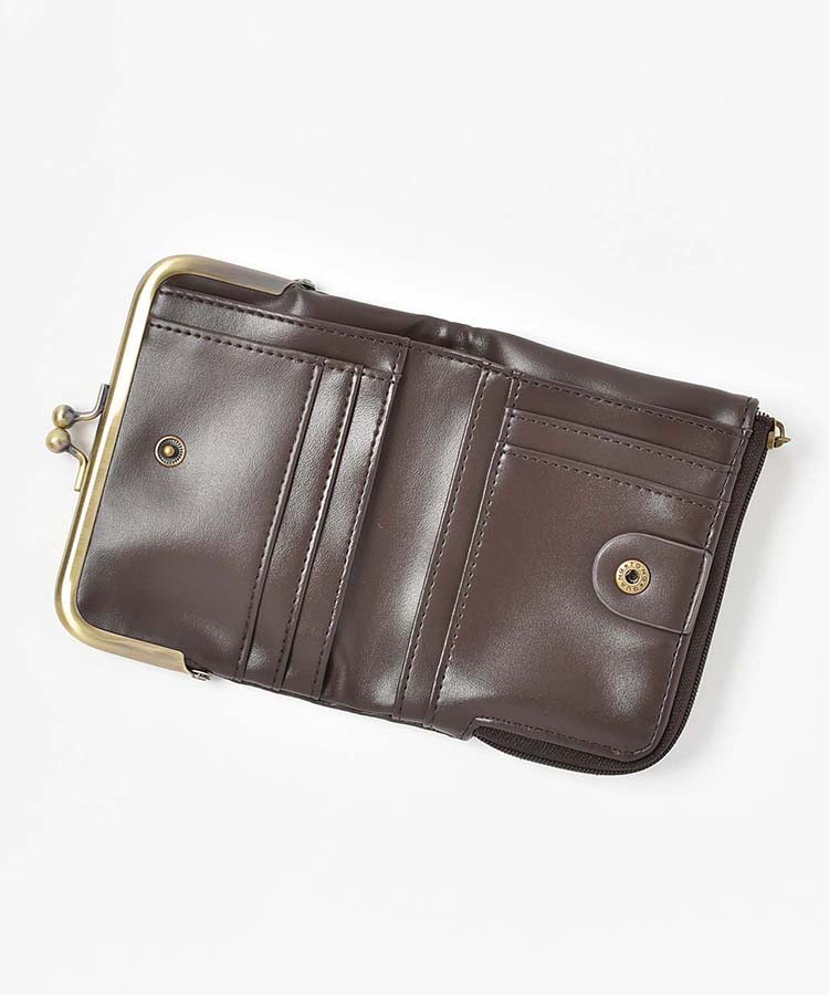 スモーキー2つ折りがま口財布