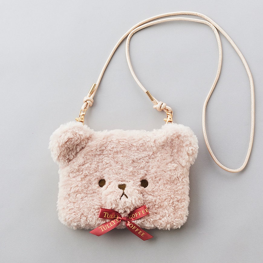 ベアフル フェイスポシェット（パールミルク）（タリーズ公式ホームページ）