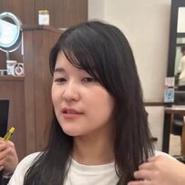 【変身】小顔に見せたい女性がイメチェン　カット後の姿に「すごい」「新鮮」