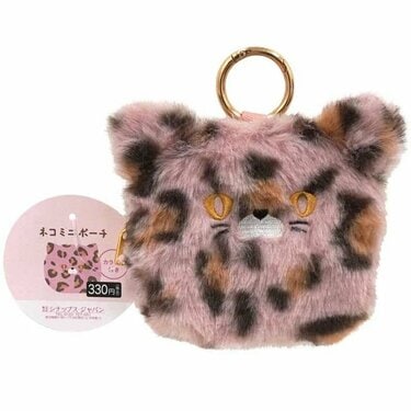 猫好き必見のレオパード柄ポーチ」キャンドゥ新作「330円マチ付で