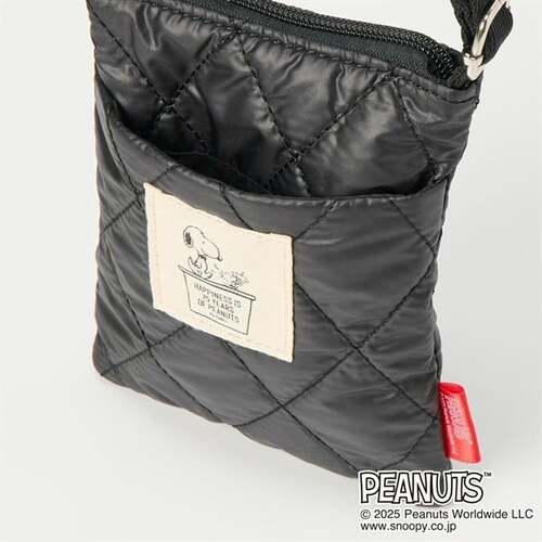 ピーナッツ75周年 キルトSD付縦型ポーチ