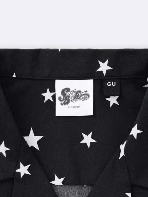 オープンカラーシャツ(5分袖) ジョジョの奇妙な冒険