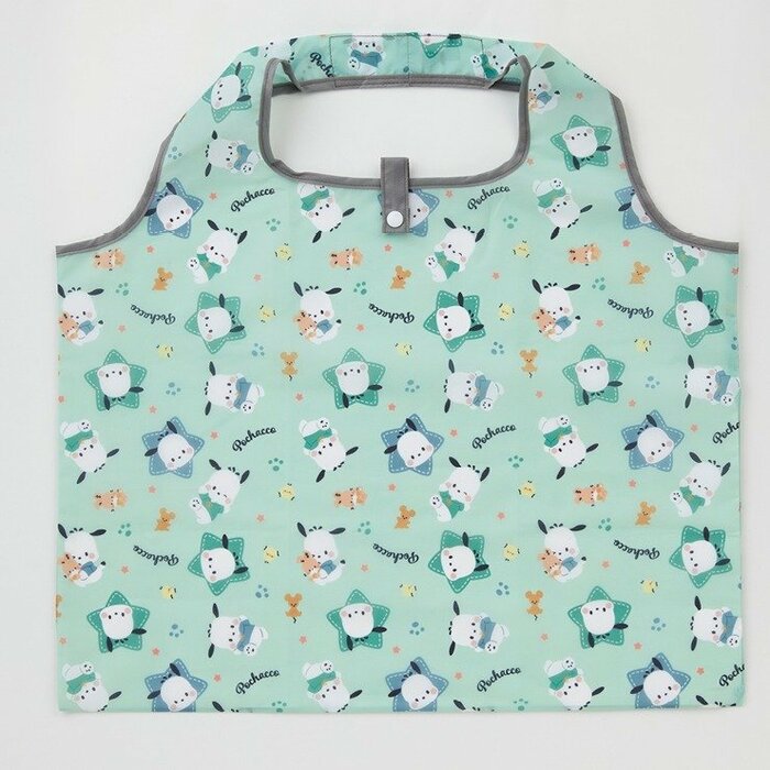 グリーンを基調として、お友達と遊ぶポチャッコがデザイン