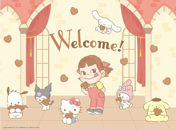 「ペコちゃん×サンリオキャラクターズコラボPOPUP ブース」