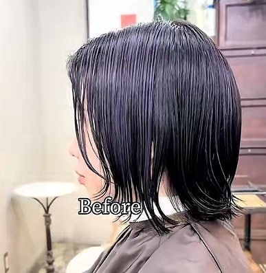 「重くのっぺり」が悩みの黒髪ボブ女性が…軽やかなショートウルフに変身！笑顔あふれるアフターに注目