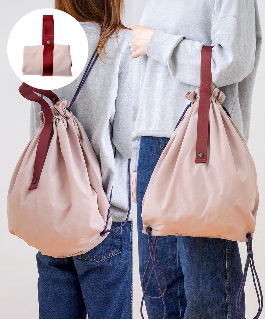 出所：3COINS公式　トラベル2WAYエコバッグ