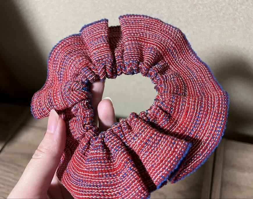 マクアケ、オートクチュールなシュシュ画像