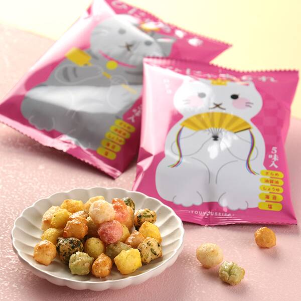 KALDI - ２０２３年　KALDI　ひにゃあられ　６袋　ひな祭り　ひなあられ　猫パッケージ Amazon.co.jp: 【カルディ】もへじ ひにゃあられ 6袋入り×1袋