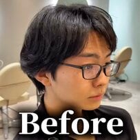 パーマをかけたい男性…でも長さが足りない！→プロの手で…かっこいい似合わせパーマスタイルに！「別人すぎてびっくり」の声