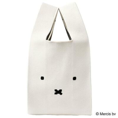 ニトリ、MIFFYニットトートバッグ(フェイス アイボリー) 商品画像