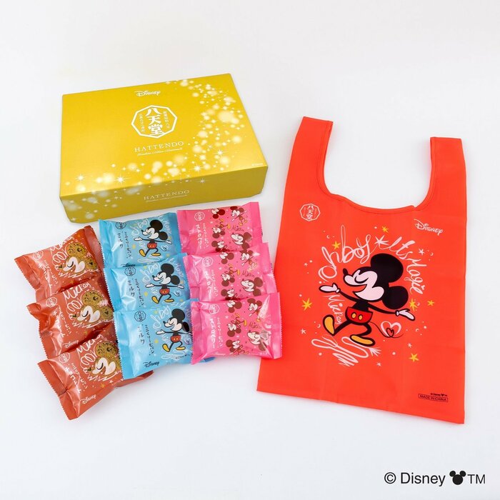 「ミッキーマウス／ミニくりーむパン9個詰合せエコバッグ付きセット」