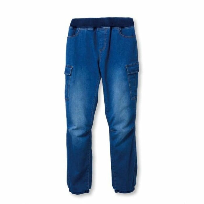 裏起毛と裾後ろがゴム仕様のジョガーパンツ