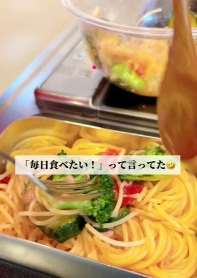妻が作る冷製パスタ弁当が話題　夏野菜たっぷりの弁当に夫も絶賛