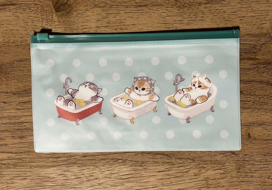 セリア、mofusand スライドマルチケース