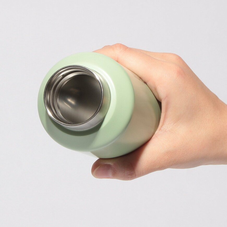 スターバックス公式　PEANUTS ステンレスボトル グリーン 473ml　画像